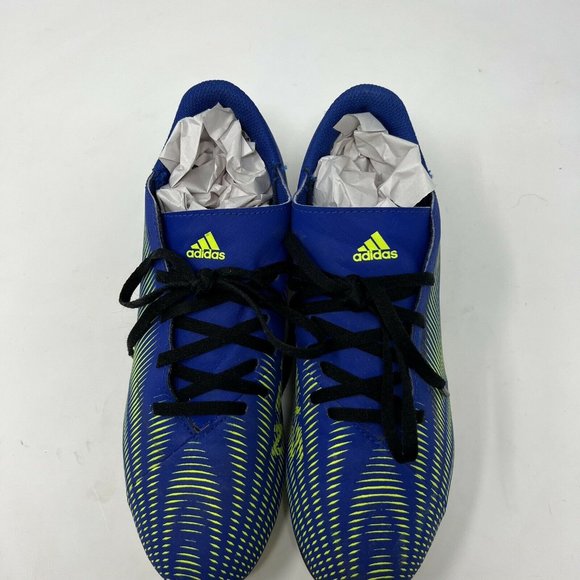 Adidas Nemeziz .4 FxG Youth Size 6 Blue Yellow Soccer Futbol Cleats Athletic - Picture 5 of 5